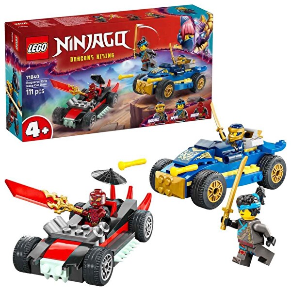 LEGO Ninjago Rogue ile Drix Yarış Arabası Düellosu 71840