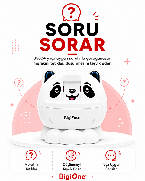BigiBuddy BigiOne Yapay Zeka Destekli Sesli Öğrenme Arkadaşı Ekransız Montessori 3-10 Yaş Eğitici Oyuncak