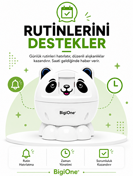 BigiBuddy BigiOne Yapay Zeka Destekli Sesli Öğrenme Arkadaşı Ekransız Montessori 3-10 Yaş Eğitici Oyuncak