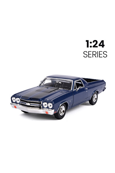Vardem 1:24 1970 Chevy El Camıno SS 396 Mavi Araba MM-79347