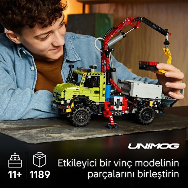 LEGO Technic Vinçli Mercedes-Benz Unimog U 5023 42242