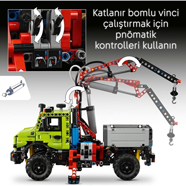LEGO Technic Vinçli Mercedes-Benz Unimog U 5023 42242