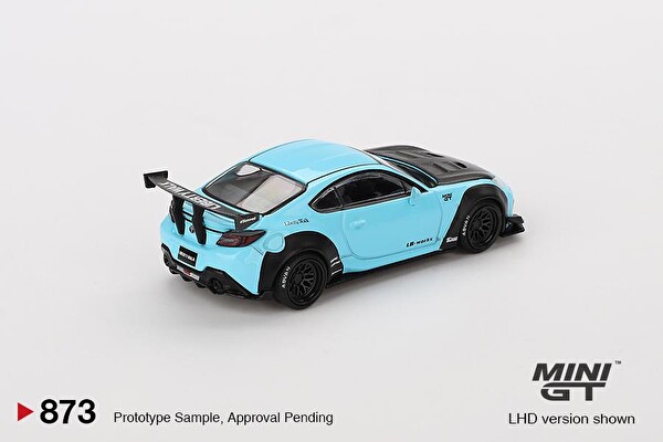 Mini GT Toyota GR86 LB Nation Bebek Mavi Oyuncak Araba 873 BL