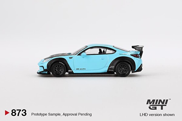 Mini GT Toyota GR86 LB Nation Bebek Mavi Oyuncak Araba 873 BL