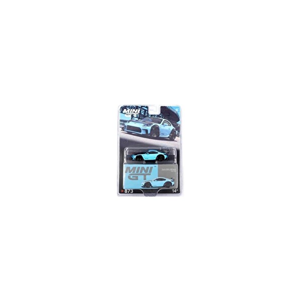 Mini GT Toyota GR86 LB Nation Bebek Mavi Oyuncak Araba 873 BL
