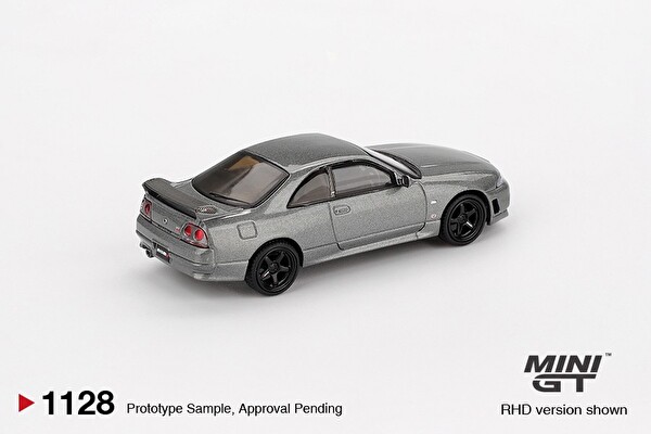 Mini GT NISSAN Skyline GT-R Dark Metal Gri - Nismo BCNR33 CRS Versiyon 1128