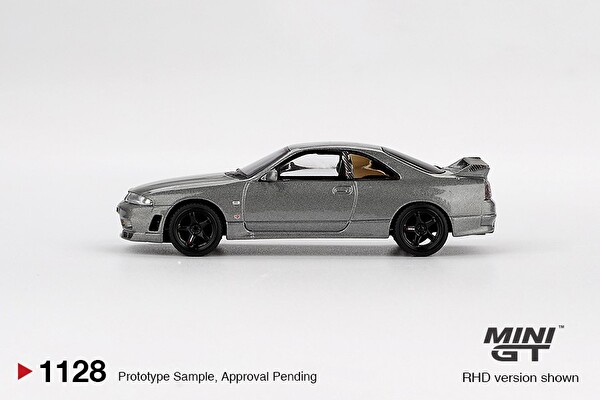Mini GT NISSAN Skyline GT-R Dark Metal Gri - Nismo BCNR33 CRS Versiyon 1128