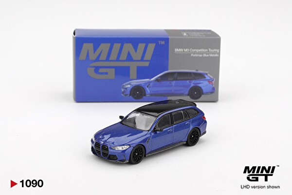 Mini GT BMW M3 Competition Touring Portimao Mavi Metalik Model Araba 1090