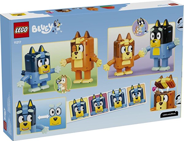 LEGO Bluey Parçalarla İnşa Edilmiş Bluey Ailesi 11217
