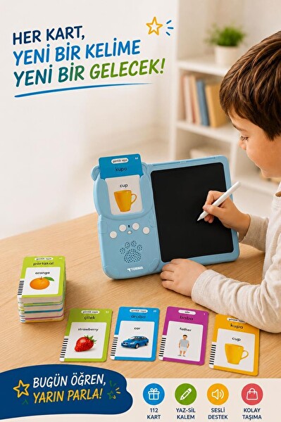 Torima Y5 İngilizce Sesli Erken Eğitim Çocuk Tableti 8