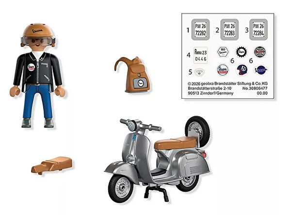 Playmobil Vespa'nın 80 yıllık Orjinal Tarzı 72282