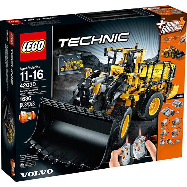 LEGO Technic Uzaktan Kumandalı Volvo Tekerlekli L350F Yükleyici 42030