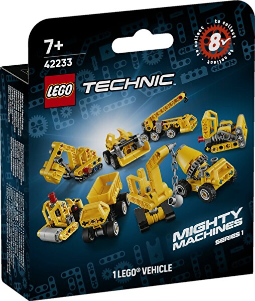 LEGO Technic Güçlü Makineler Serisi 1 - 4 Beton Mikseri 42233