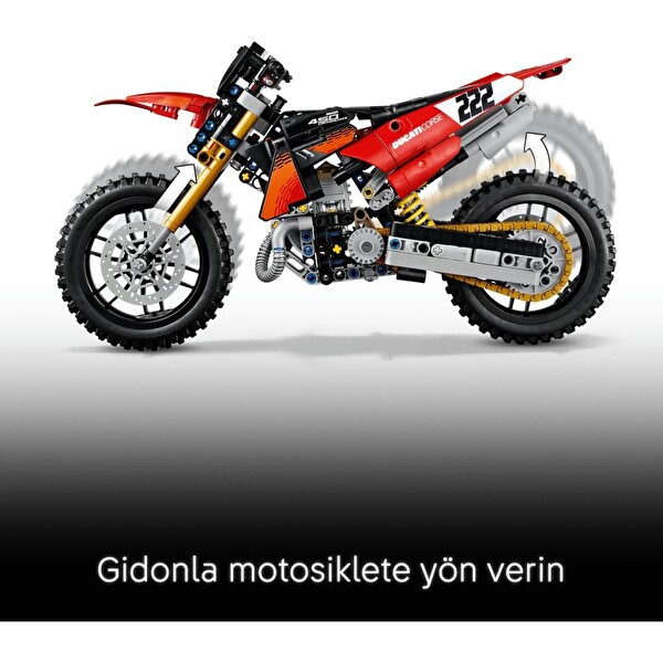 LEGO Technic Ducati DESMO450 Mx Factory Motosiklet 42238