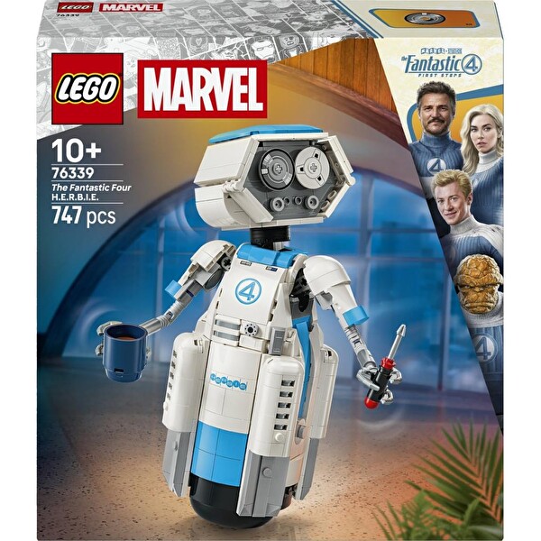 LEGO Marvel Fantastik Dörtlü H.E.R.B.I.E. Yapım ve Sergileme Seti 76339