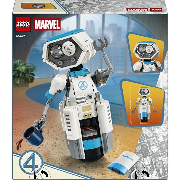 LEGO Marvel Fantastik Dörtlü H.E.R.B.I.E. Yapım ve Sergileme Seti 76339