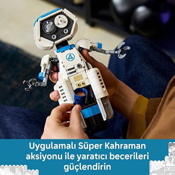 LEGO Marvel Fantastik Dörtlü H.E.R.B.I.E. Yapım ve Sergileme Seti 76339