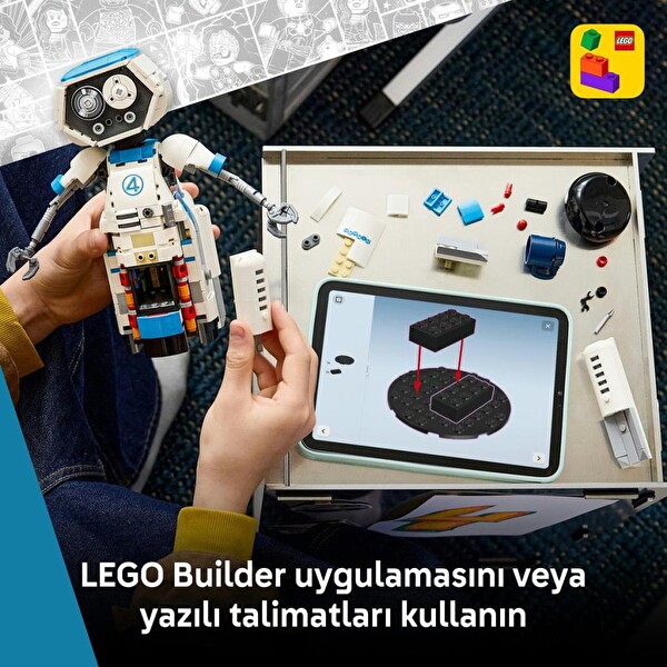 LEGO Marvel Fantastik Dörtlü H.E.R.B.I.E. Yapım ve Sergileme Seti 76339