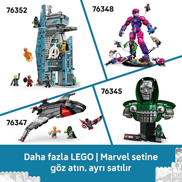 LEGO Marvel Fantastik Dörtlü H.E.R.B.I.E. Yapım ve Sergileme Seti 76339