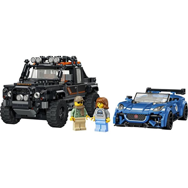 LEGO Speed Champions Jaguar Project 7 ve Land Rover Defender Yarış ve Arazi Aracı Seti 77264