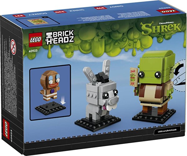 LEGO Shrek Eşek ve Kurabiye Adam Figürleri 40923