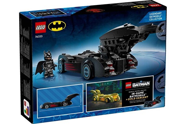 LEGO DC Batman ve Robin Batmobile - Oyuncak Araba 76333