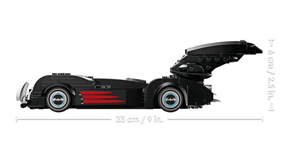 LEGO DC Batman ve Robin Batmobile - Oyuncak Araba 76333