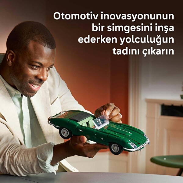 LEGO 11381 Icons Jaguar E-Type Yetişkinlere Uygun Spor Araba Modeli Yapım Seti