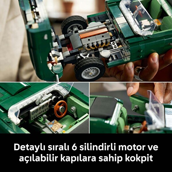 LEGO 11381 Icons Jaguar E-Type Yetişkinlere Uygun Spor Araba Modeli Yapım Seti