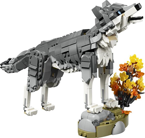 LEGO 31393 Creator Ormanı Hayvanları - Gri Kurt