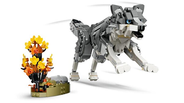 LEGO 31393 Creator Ormanı Hayvanları - Gri Kurt