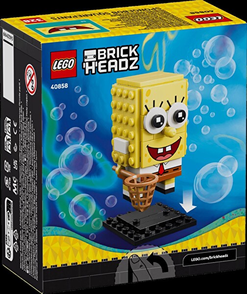 LEGO 40858 Brickheadz SpongeBob SquarePants Figure - SüngerBob KareŞort Figürü