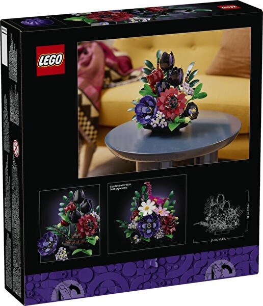 LEGO Botanicals Koyu Renk Çiçek Aranjmanı 11513