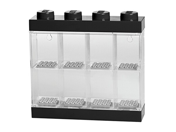 LEGO 8 Bölmeli Siyah Sergileme Kutusu