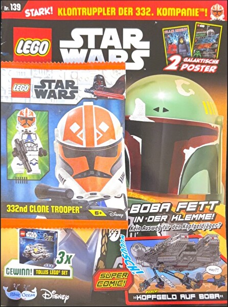 LEGO Star Wars Aylık Dergi No. 139 - 332. Clone Trooper Figürü - Almanca