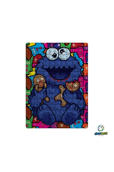 Ghostbastır Design Susam Sokağı 99 Parça Ayaklı Puzzle - Dekoratif Çocuk Yapbozu 0195