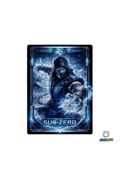 Ghostbastır Design Sub-Zero Mortal Kombat 99 Parça Ayaklı Puzzle - Dekoratif Çocuk Yapbozu 0193