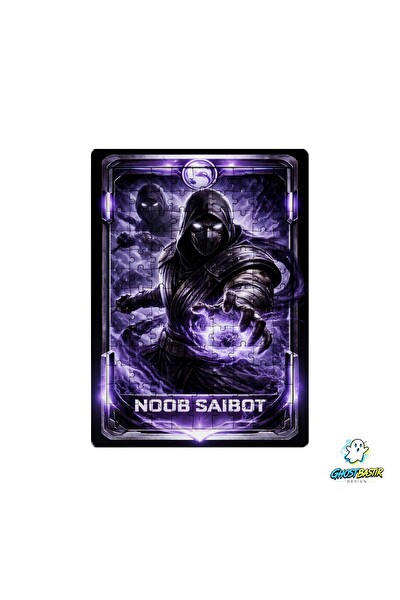 Ghostbastır Design Mortal Kombat Noob Saibot 99 Parça Ayaklı Puzzle - Dekoratif Çocuk Yapbozu 0228