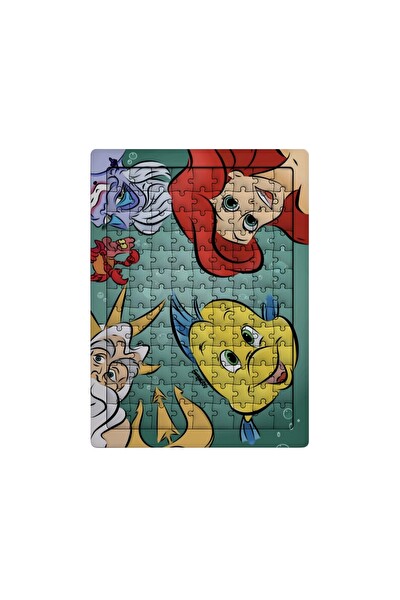 Ghostbastır Design Ariel 99 Parça Ayaklı Puzzle - Dekoratif Çocuk Yapbozu 078