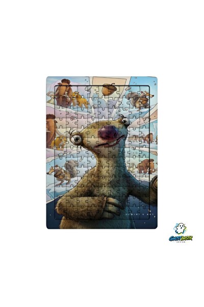 Ghostbastır Design Buz Devri 99 Parça Ayaklı Puzzle - Dekoratif Çocuk Yapbozu 0146