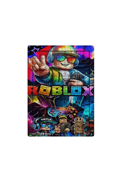 Ghostbastır Design Roblox 99 Parça Ayaklı Puzzle - Dekoratif Çocuk Yapbozu 052