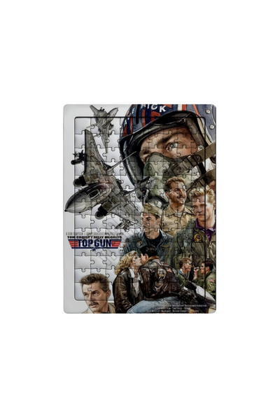 Ghostbastır Design Top Gun 99 Parça Ayaklı Puzzle - Dekoratif Çocuk Yapbozu 0110