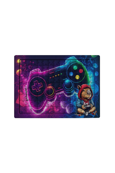 Ghostbastır Design Capibara 99 Parça Ayaklı Puzzle - Dekoratif Çocuk Yapbozu 088