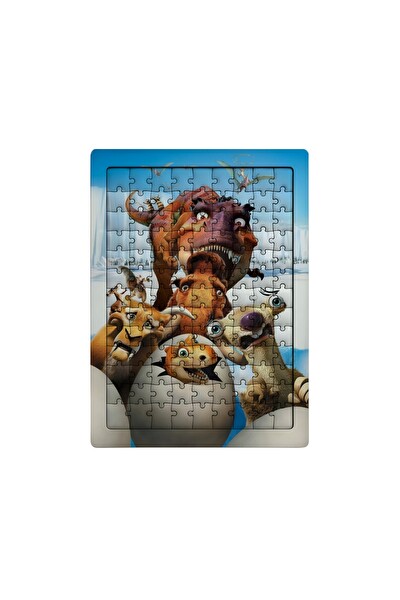 Ghostbastır Design Buz Devri 99 Parça Ayaklı Puzzle - Dekoratif Çocuk Yapbozu 0130