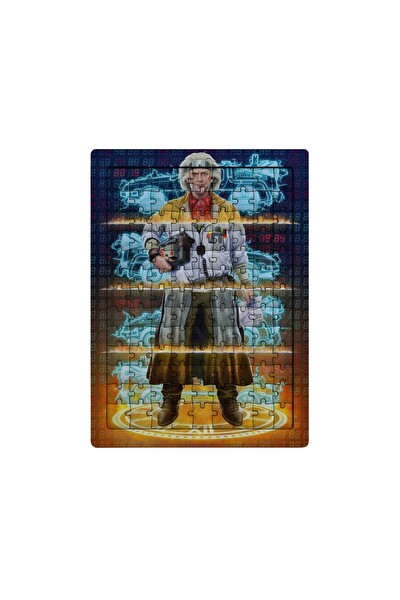 Ghostbastır Design Geleceğe Dönüş 99 Parça Ayaklı Puzzle - Dekoratif Çocuk Yapbozu 013