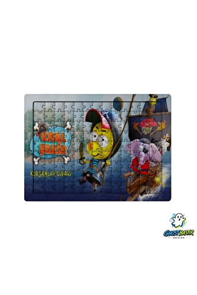 Ghostbastır Design Kral Şakir 99 Parça Ayaklı Puzzle - Dekoratif Çocuk Yapbozu 0269