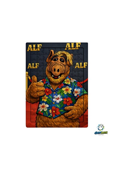 Ghostbastır Design Alf 99 Parça Ayaklı Puzzle - Dekoratif Çocuk Yapbozu 0137