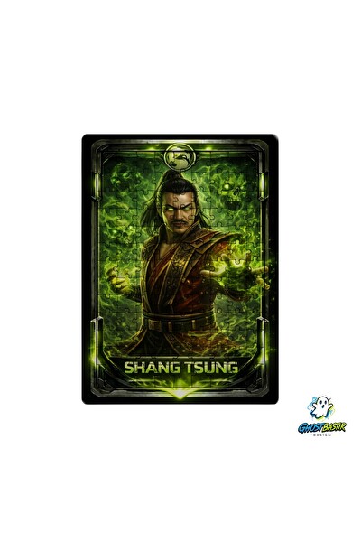 Ghostbastır Design Mortal Kombat Shang Tsung 99 Parça Ayaklı Puzzle - Dekoratif Çocuk Yapbozu 0231