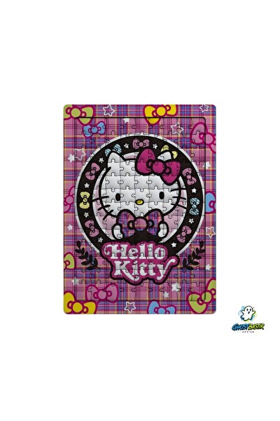 Ghostbastır Design Hello Kitty 99 Parça Ayaklı Puzzle - Dekoratif Çocuk Yapbozu 0160