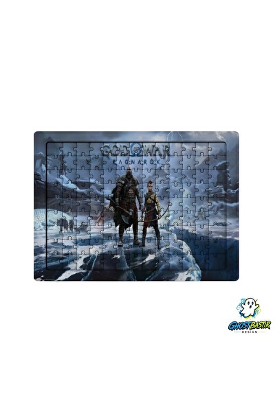 Ghostbastır Design God Of War 99 Parça Ayaklı Puzzle - Dekoratif Çocuk Yapbozu 0270